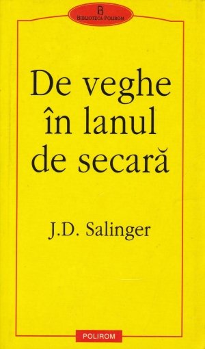 Coperta cartii De veghe in lanul de secara de J. D. Salinger 