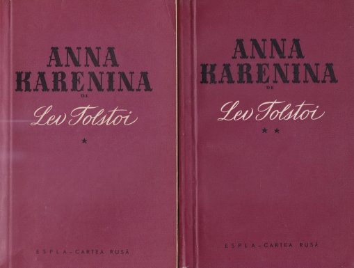 Anna Karenina de Lev Tolstoi Coperta cartii Anna Karenina de Lev Tolstoi