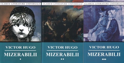Coperta cartii Mizerabilii de Victor Hugo