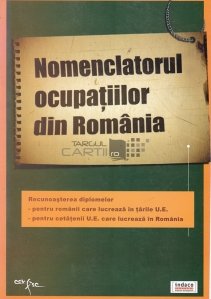 Nomenclatorul ocupatiilor din Romania actualizat septembrie 2008