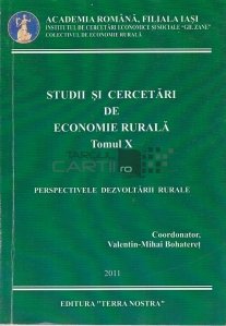 Studii si cercetari de economie rurala