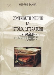 Contributii inedite la istoria literaturii romane