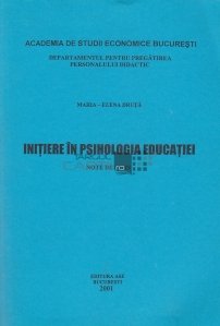 Initiere in psihologia educatiei