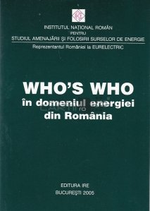 Who's Who in domeniul energiei din Romania