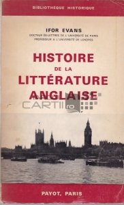 Histoire de la literature anglaise / Istoria literaturii engleze