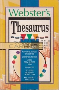 Webster's thesaurus / Tezaurul lui Webster