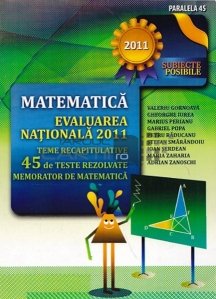 Matematica - Evaluarea nationala 2011