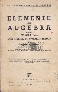 Elemente de algebra