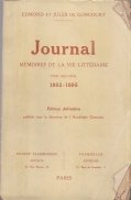 Journal Memoires de la vie litterairie