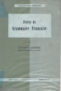 Precis de Grammaire Francaise