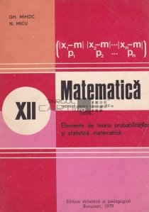 Matematica - manual pentru clasa a XII-a