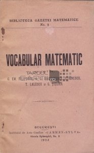 Vocabular matematic