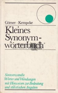 Kleines Synonym-Worterbuch / Dictionar de sinonime