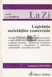 Legislatia societatilor comerciale