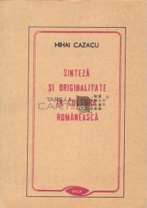 Sinteza si originalitate in cultura romaneasca