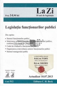 Legislatia functionarilor publici