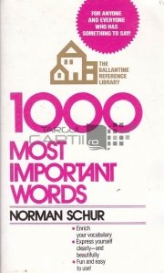 1000 most important words