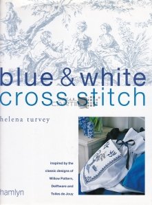 Blue & White Cross Stitch