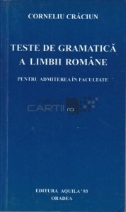 Teste de gramatica a limbii romane