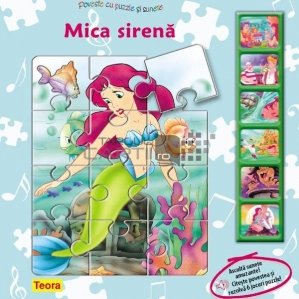 Mica sirena - Poveste cu puzzle si sunete