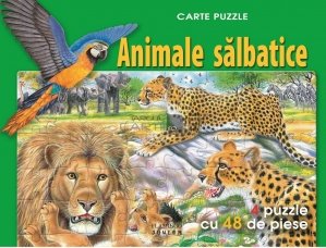 Animale salbatice - Carte puzzle