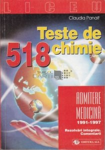 518 teste de chimie: admitere medicina 1991-1997