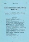 Zeitschrift der Germanisten Rumaniens