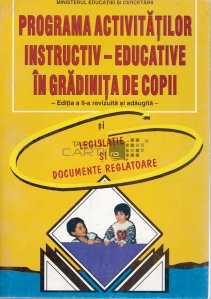 Programa activitatilor instructiv-educative in gradinita de copii