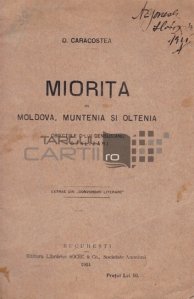Miorita in Moldova, Muntenia si Oltenia