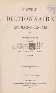 Nouveau dictionnaire roumain-francais M-R / Noul dictionar roman-francez