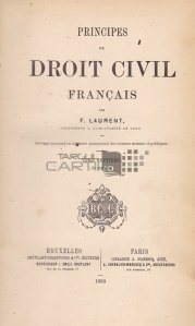 Principes de droit civil francais / Principii de drept civil francez