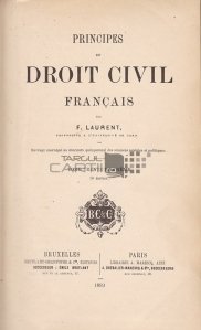 Principes de droit civil francais / Principii de drept civil francez