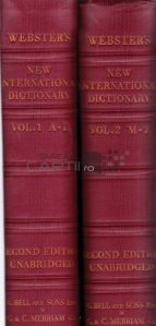 Webster's new international dictionary of the english language / Noul dictionar Webster al limbii engleze