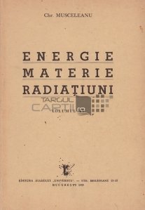 Energie materie radiatiuni