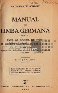 Manual de limba germana