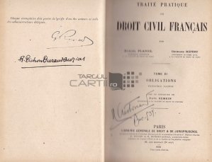 Traite pratique de droit civil francais / Tratat practic de drept civil francez;Obligatiuni