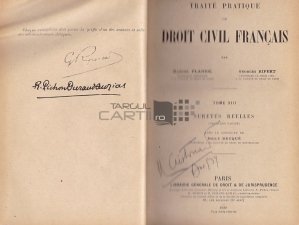 Traite pratique de droit civil francais / Tratat practic de drept civil francez;Drepturi reale partea a doua