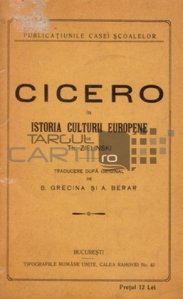 Cicero in istoria culturii europene