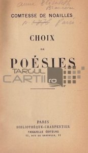 Choix de poesies / Poezii alese
