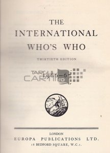 The international Who's Who