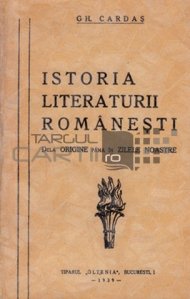 Istoria literaturii romanesti