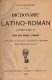 Dictionariu latino-roman complect