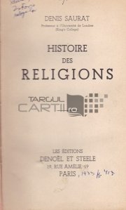 Histoire des religions / Istoria religiilor