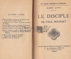 Le disciple de Paul Bourget / Ucenicul lui Paul Bourget