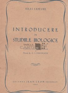 Introducere in studiile biologice