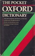 The Pocket Oxford Dictionary of current english