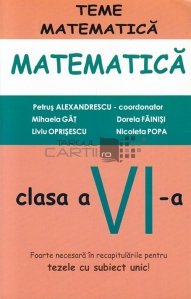 Matematica clasa a VI-a