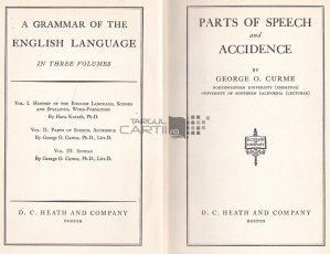 A Grammar of the English language / Gramatica limbii engleze - Parti de vorbire si erori