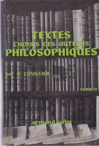 Textes choisis des auteurs philosophiques / Texte selectate ale autorilor filozofi