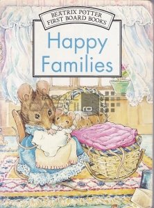 Happy Families: Shaped Board Book (Potter Shaped Board Book)